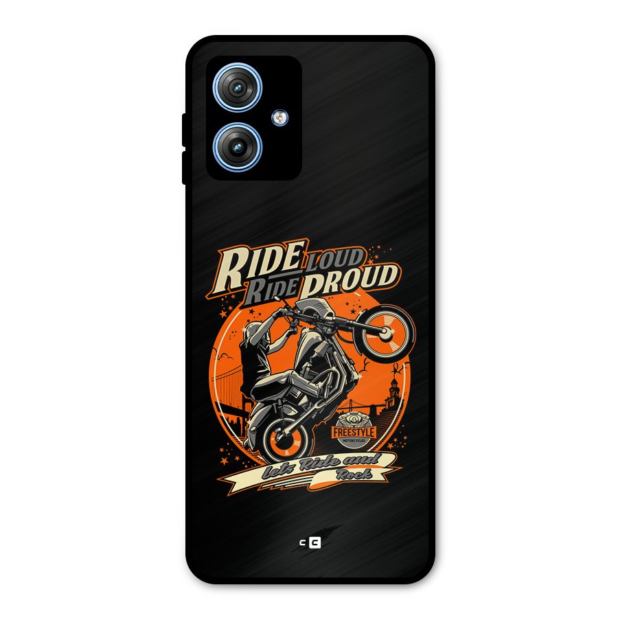 Proud Rider Metal Back Case for Moto G54