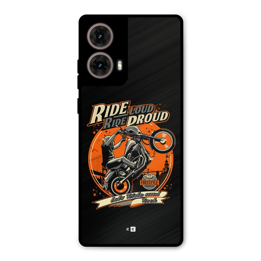 Proud Rider Metal Back Case for Moto G85