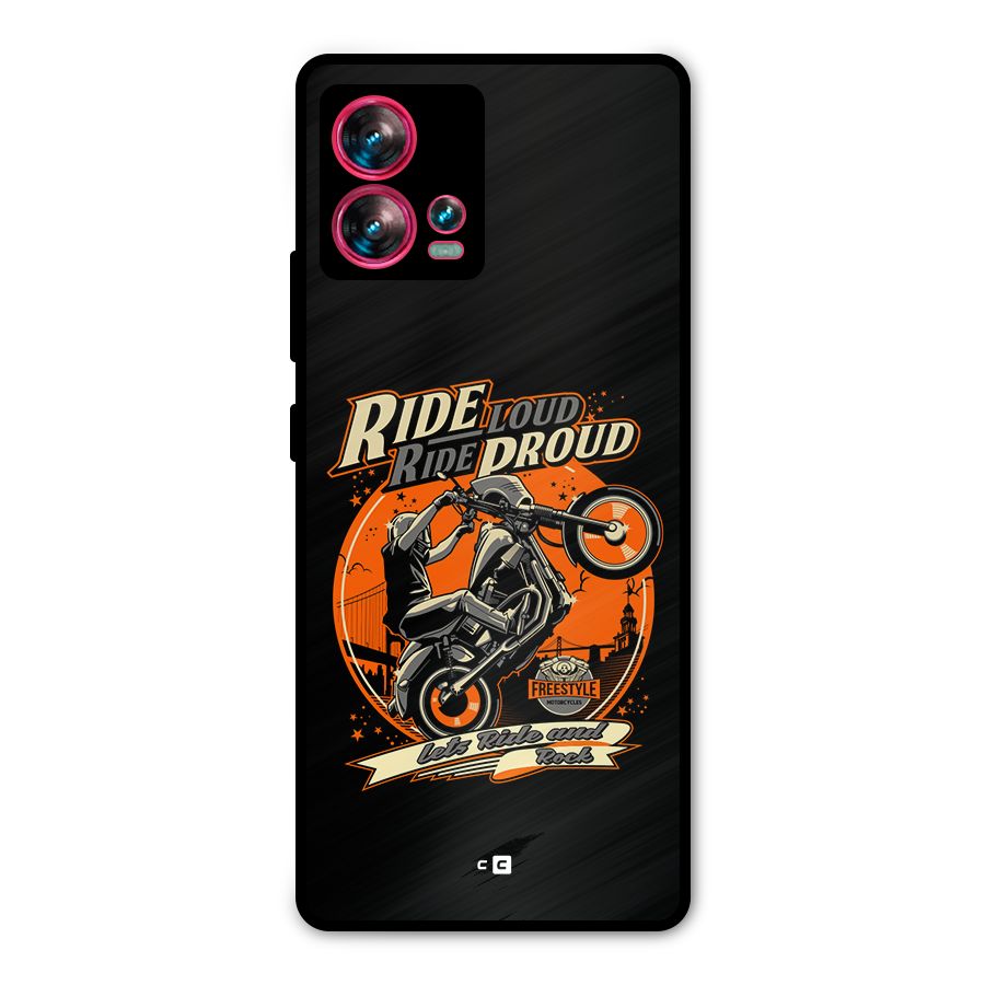 Proud Rider Metal Back Case for Motorola Edge 30 Fusion