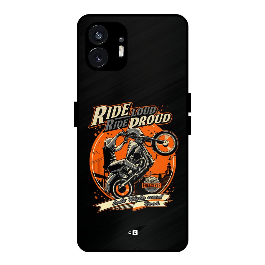 Proud Rider Metal Back Case for Nothing Phone 2