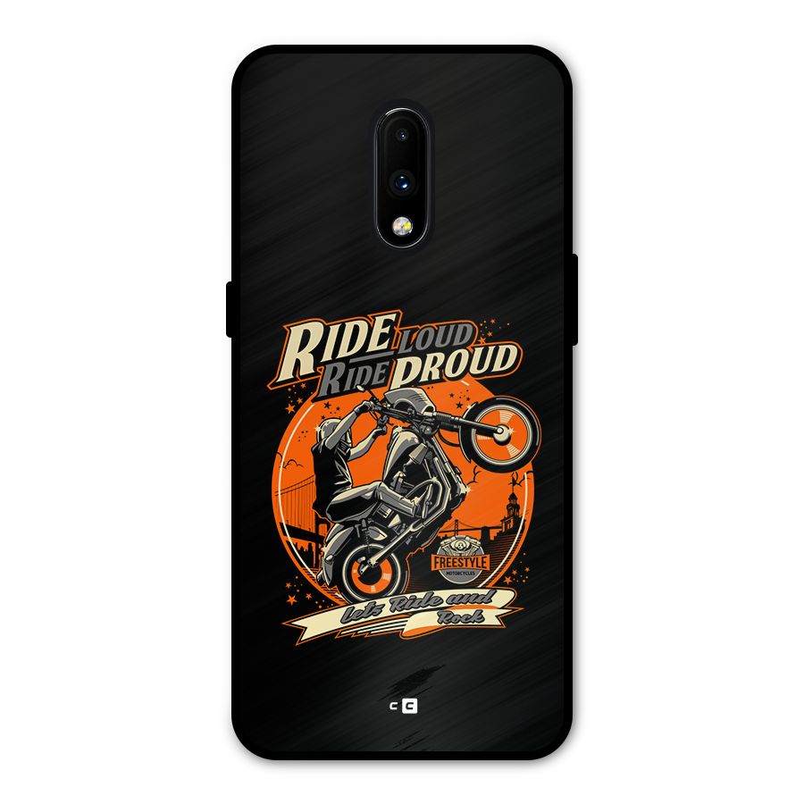 Proud Rider Metal Back Case for OnePlus 7