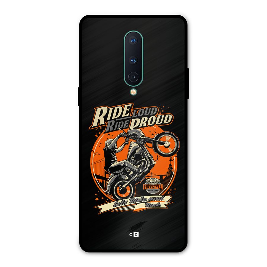 Proud Rider Metal Back Case for OnePlus 8