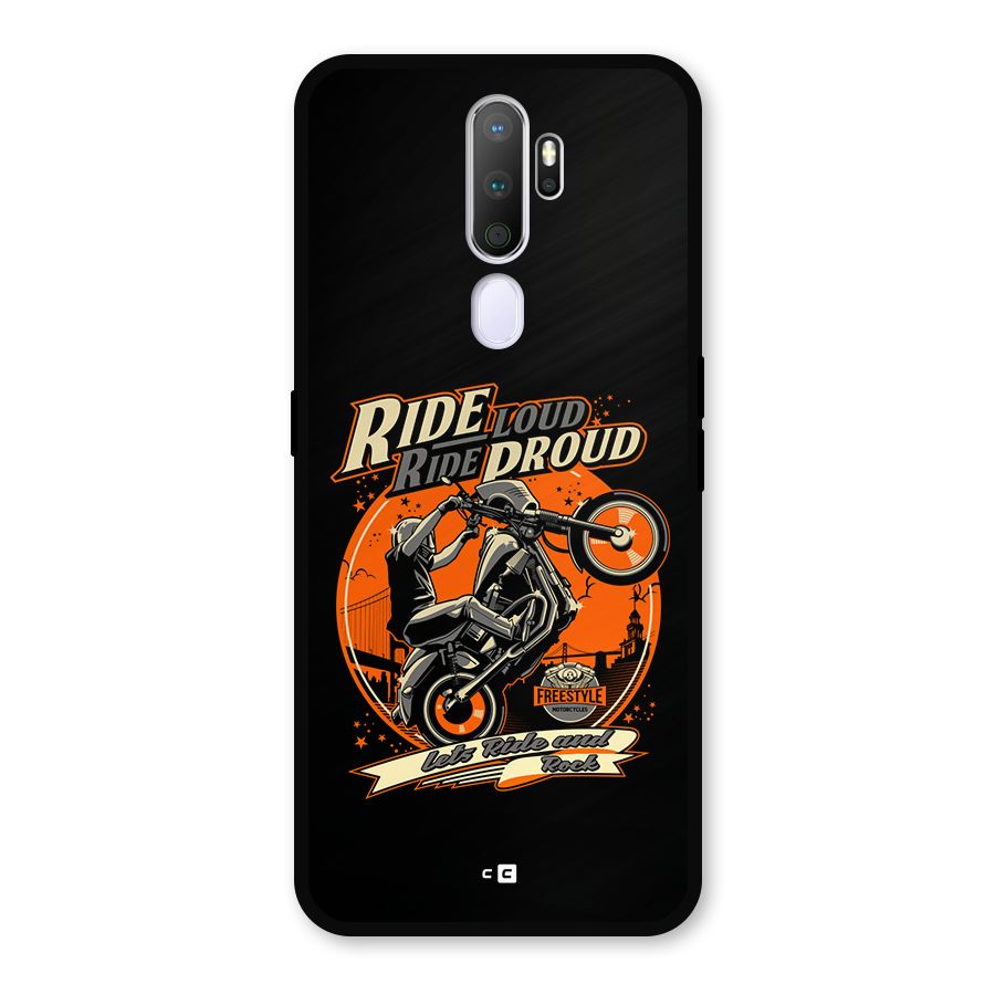 Proud Rider Metal Back Case for Oppo A5 (2020)