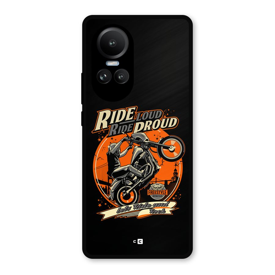 Proud Rider Metal Back Case for Oppo Reno10 Pro