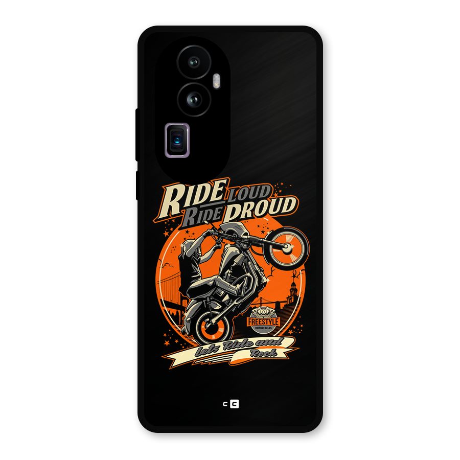 Proud Rider Metal Back Case for Oppo Reno10 Pro Plus