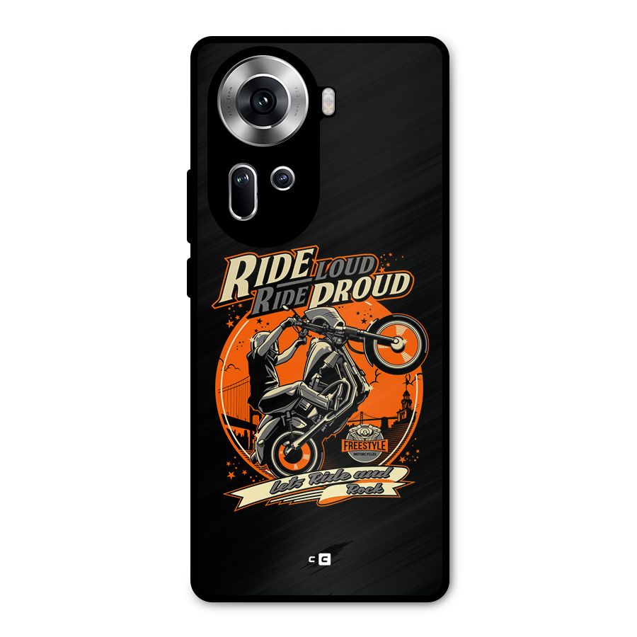 Proud Rider Metal Back Case for Oppo Reno11 5G