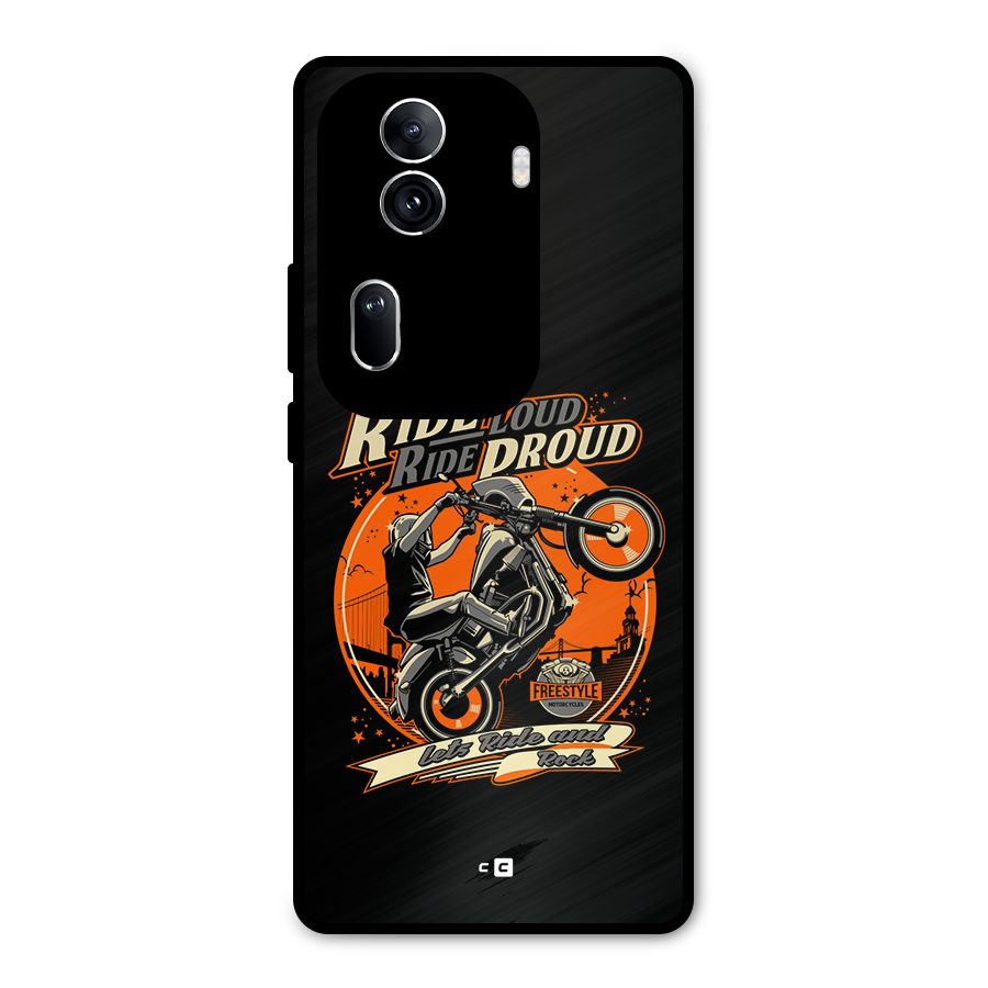 Proud Rider Metal Back Case for Oppo Reno11 Pro 5G