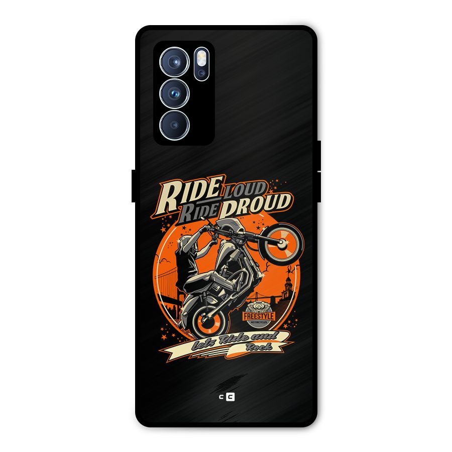 Proud Rider Metal Back Case for Oppo Reno6 Pro 5G