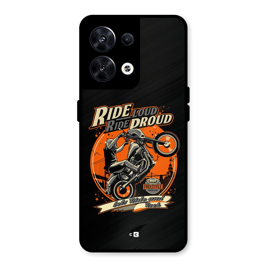 Proud Rider Metal Back Case for Oppo Reno8 5G