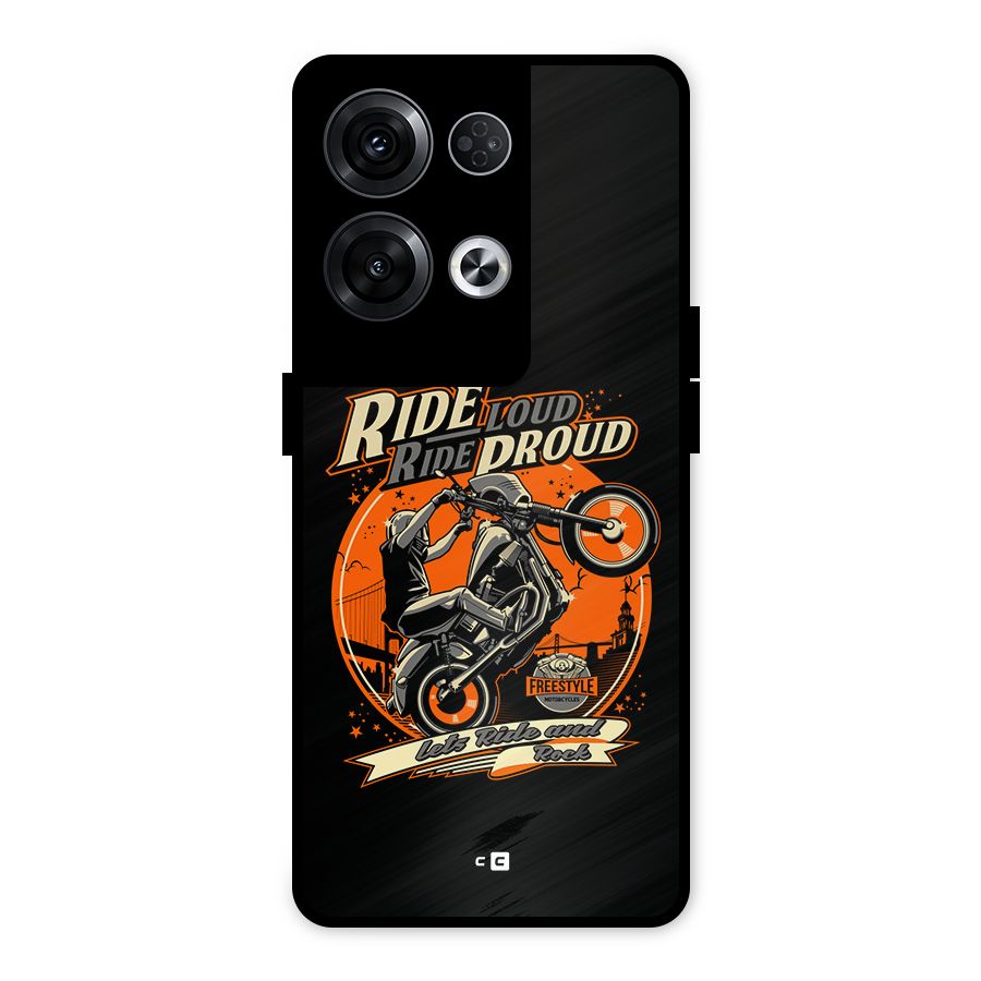 Proud Rider Metal Back Case for Oppo Reno8 Pro 5G
