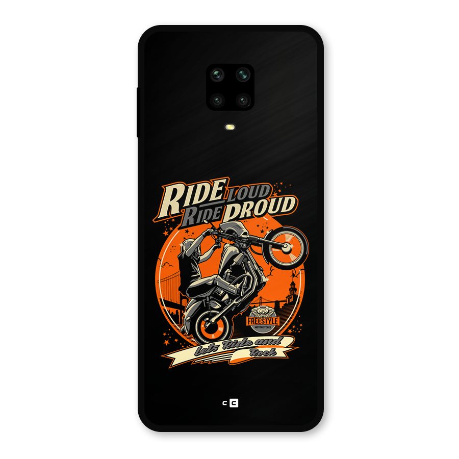 Proud Rider Metal Back Case for Poco M2 Pro