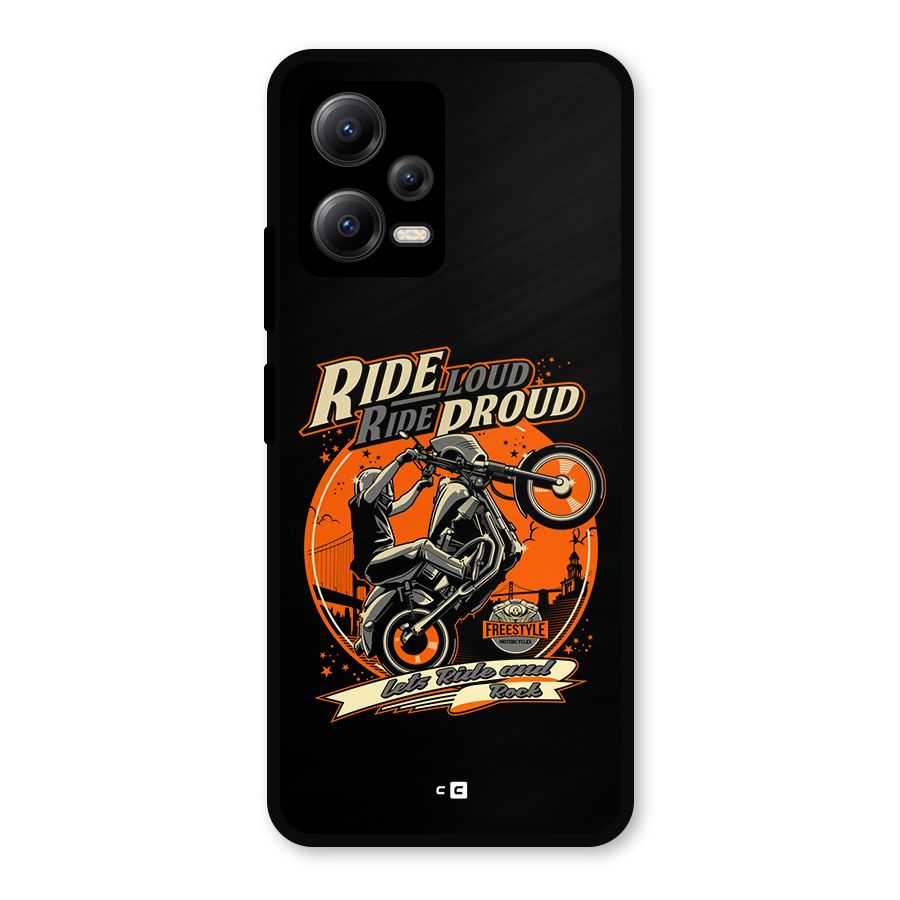 Proud Rider Metal Back Case for Poco X5