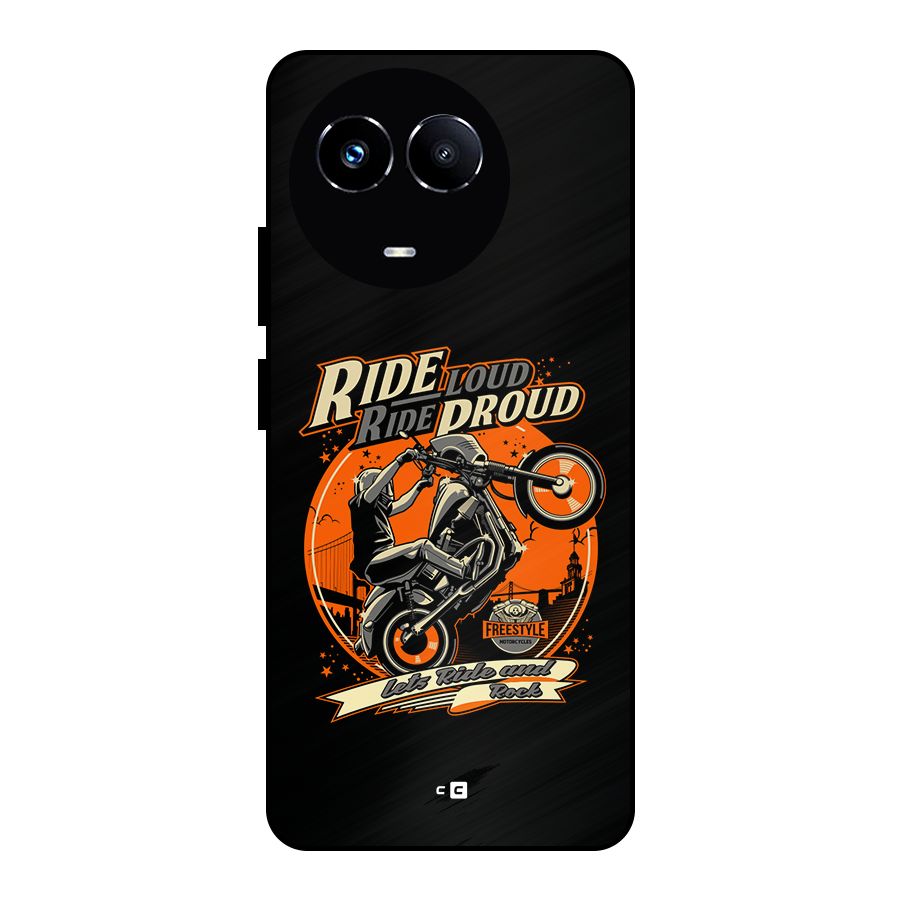 Proud Rider Metal Back Case for Realme 11X