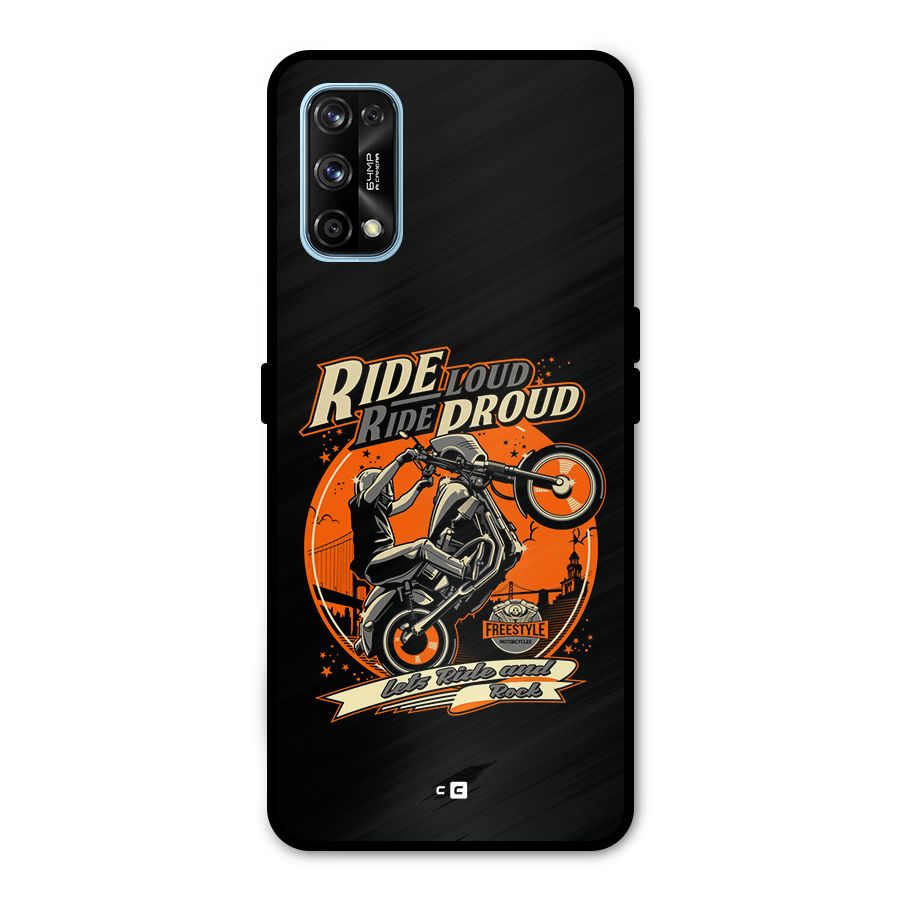 Proud Rider Metal Back Case for Realme 7 Pro
