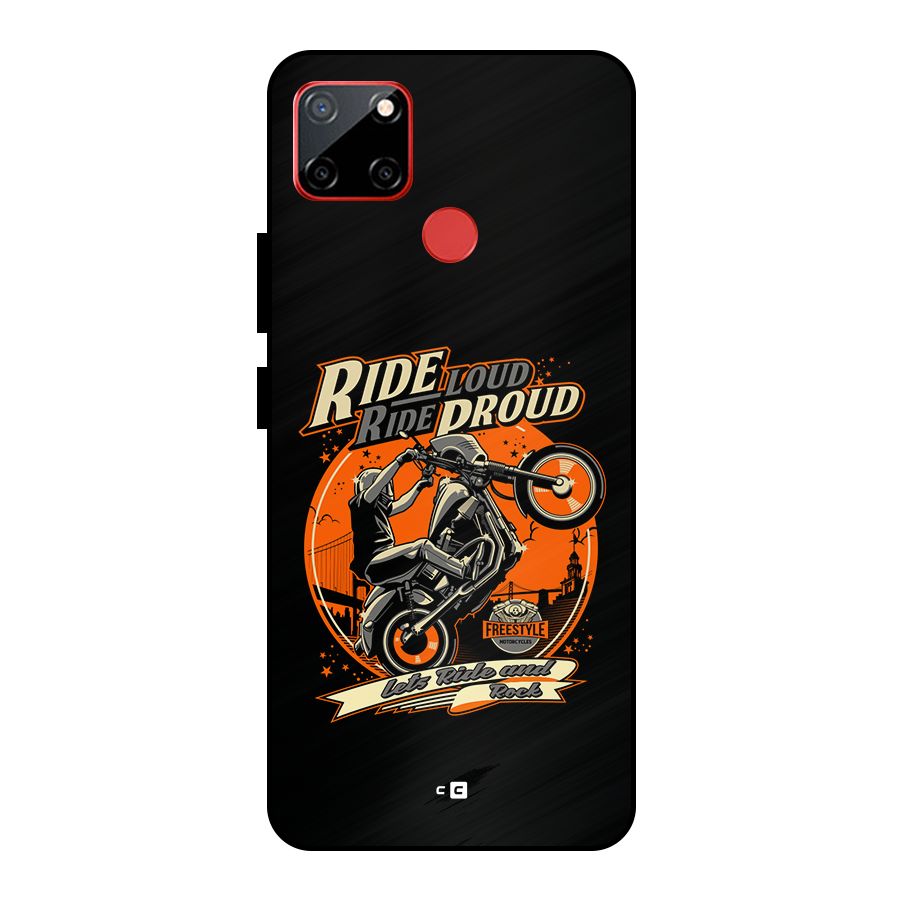 Proud Rider Metal Back Case for Realme C12