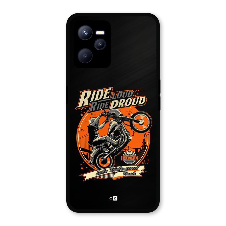 Proud Rider Metal Back Case for Realme C35