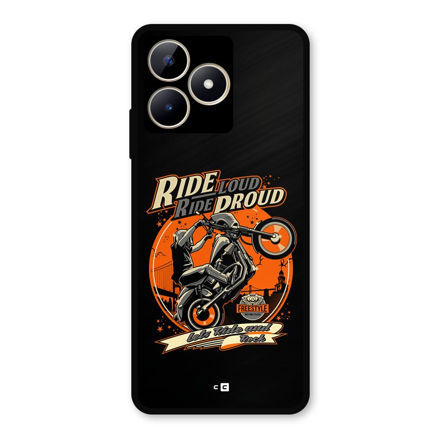 Proud Rider Metal Back Case for Realme C53