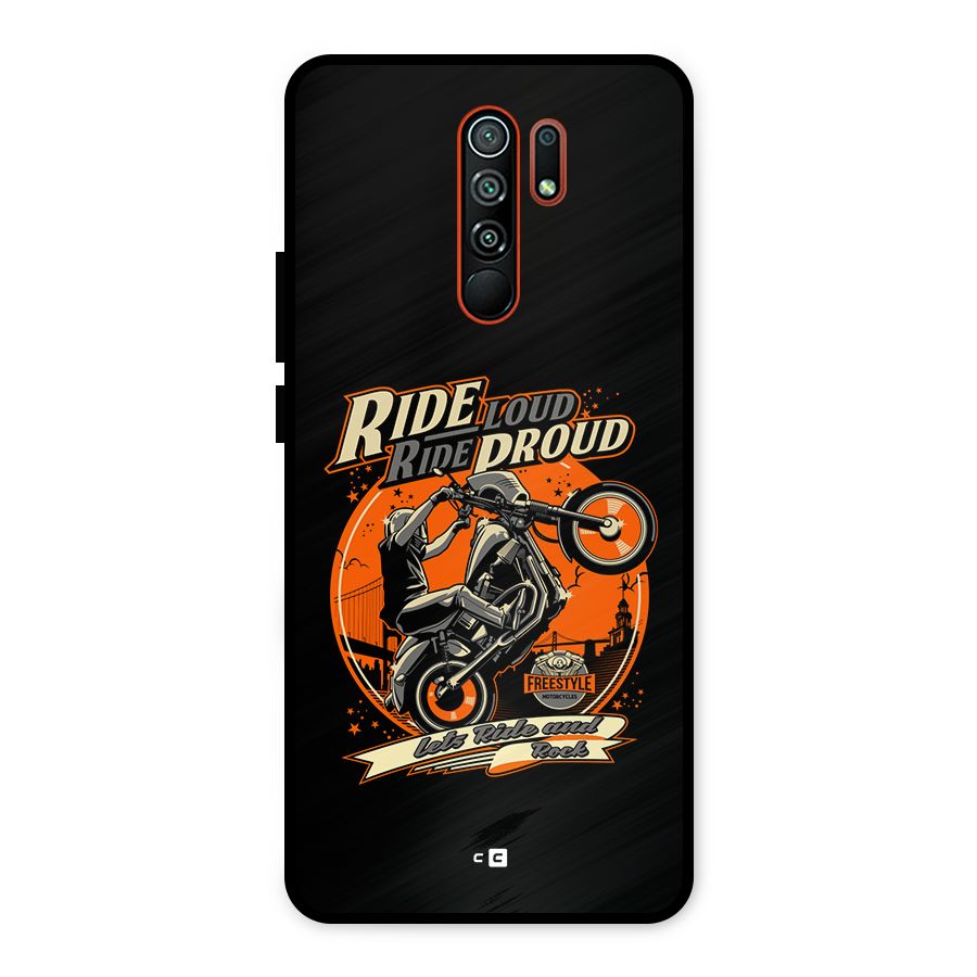 Proud Rider Metal Back Case for Redmi 9 Prime