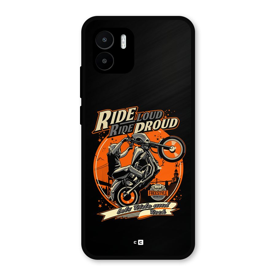 Proud Rider Metal Back Case for Redmi A2