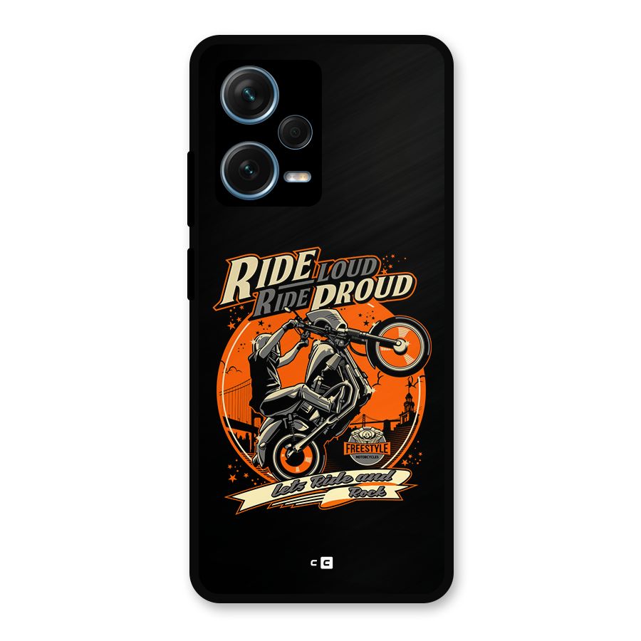 Proud Rider Metal Back Case for Redmi Note 12 Pro Plus 5G
