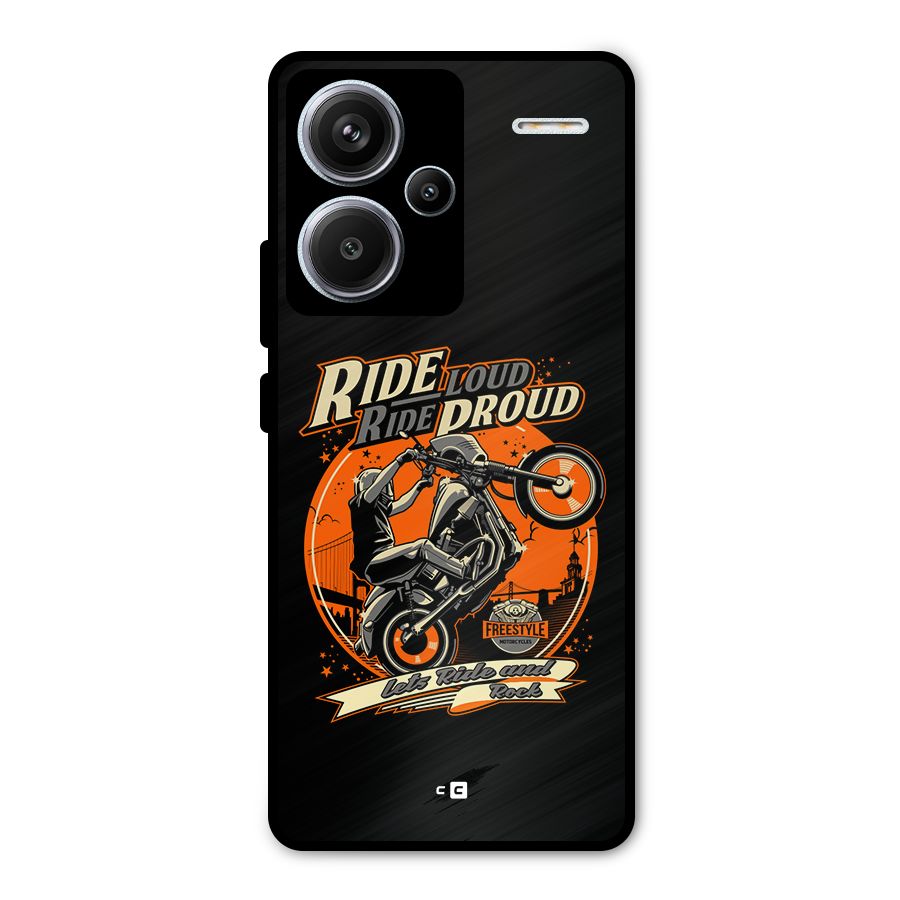 Proud Rider Metal Back Case for Redmi Note 13 Pro Plus