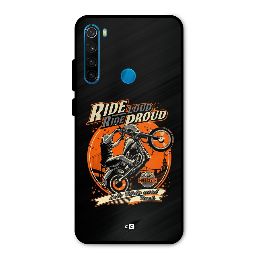 Proud Rider Metal Back Case for Redmi Note 8