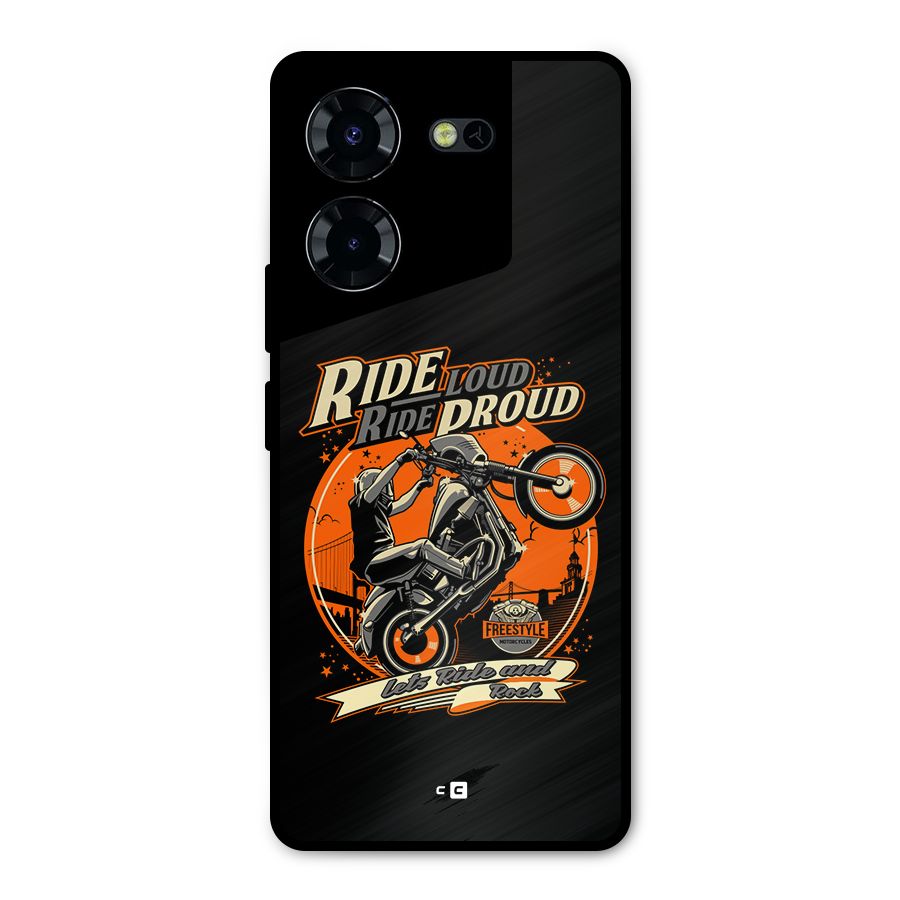 Proud Rider Metal Back Case for Tecno Pova 5 Pro 5G