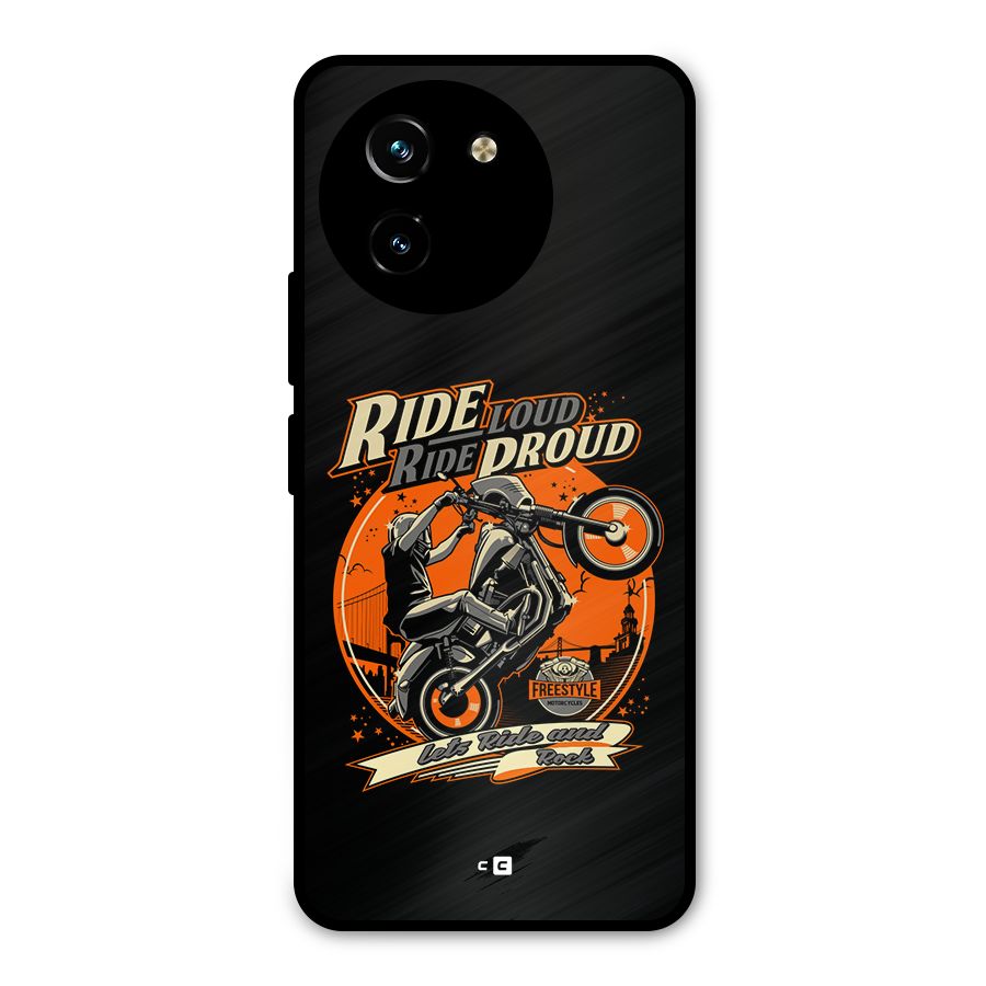 Proud Rider Metal Back Case for Vivo T3x