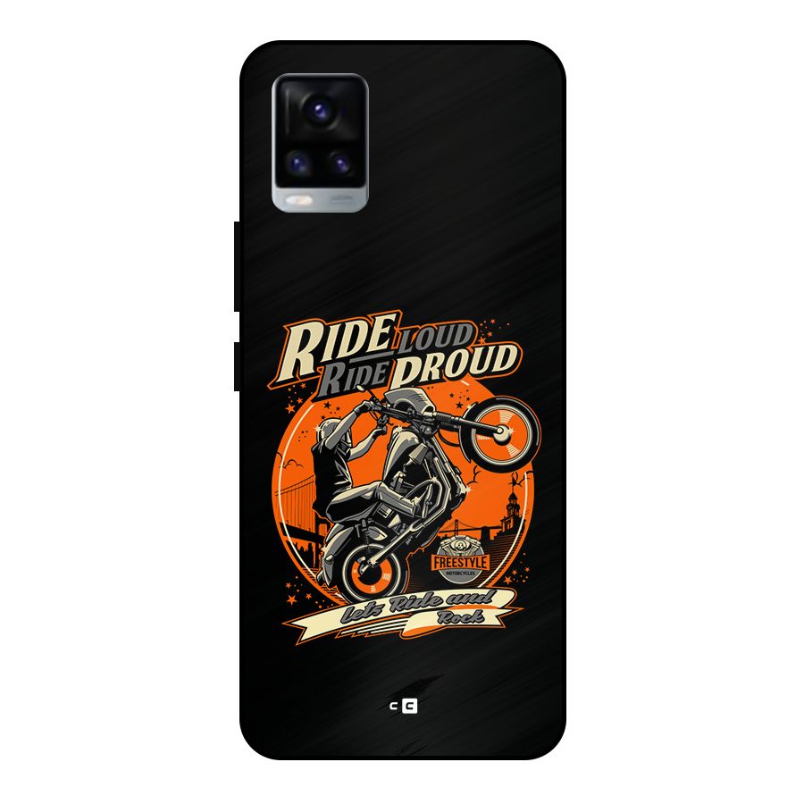Proud Rider Metal Back Case for Vivo V20 2021
