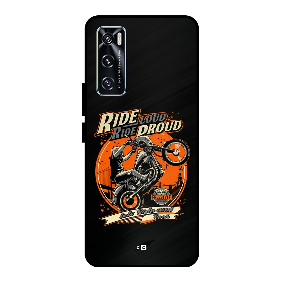 Proud Rider Metal Back Case for Vivo V20 SE
