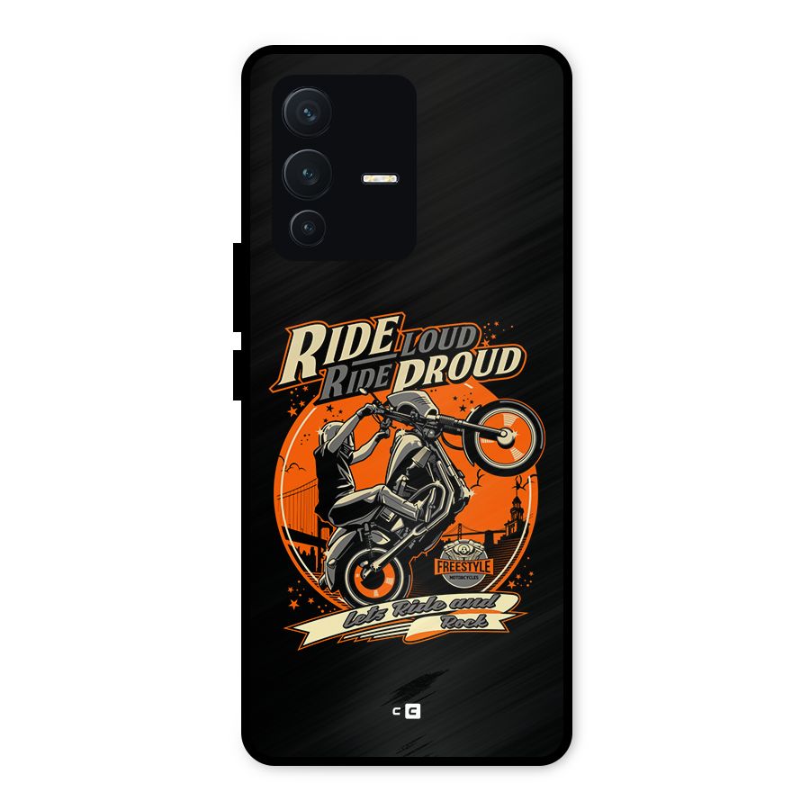 Proud Rider Metal Back Case for Vivo V23 5G