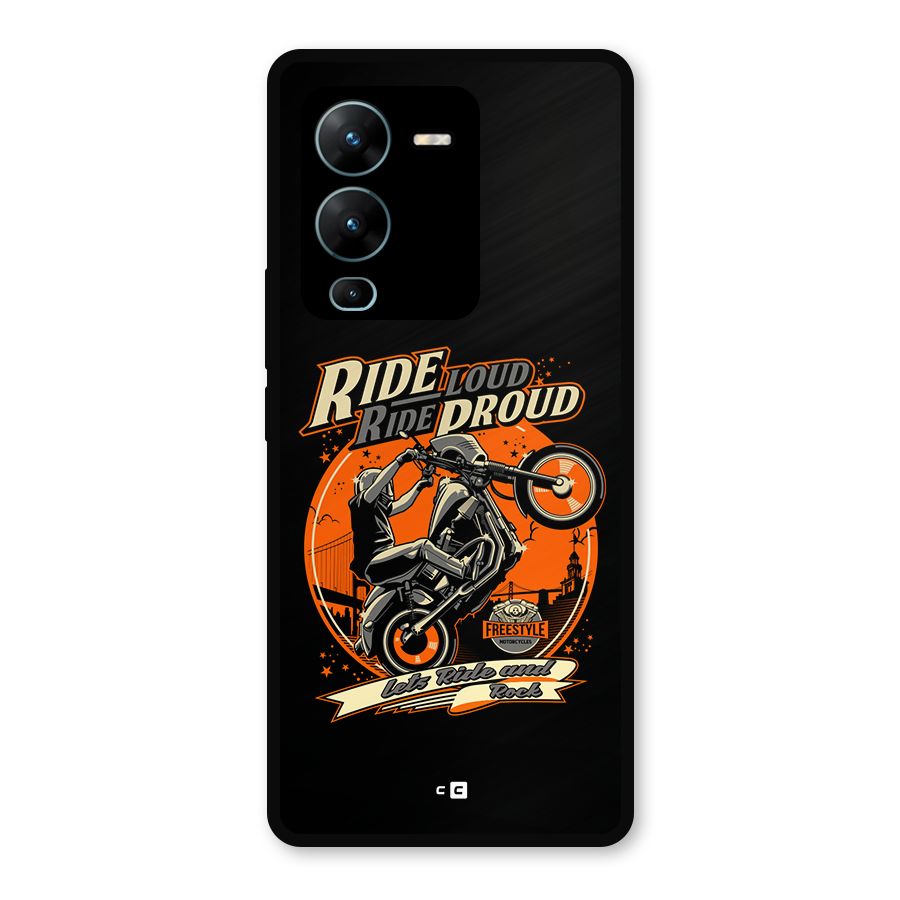 Proud Rider Metal Back Case for Vivo V25 Pro