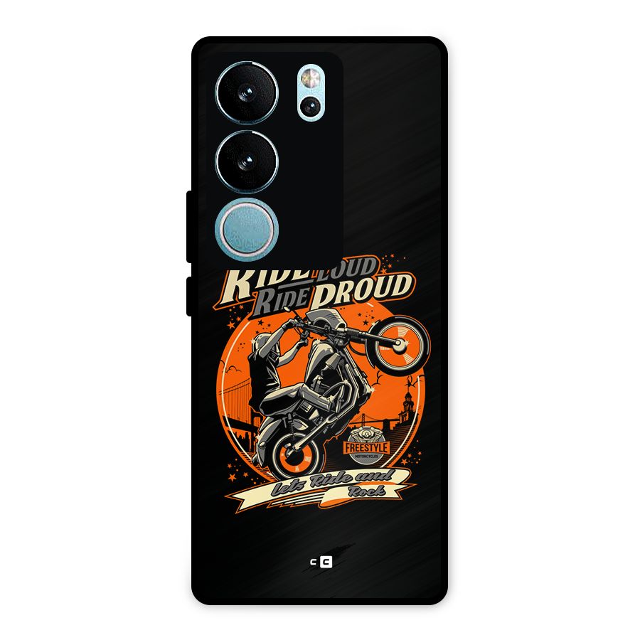 Proud Rider Metal Back Case for Vivo V29