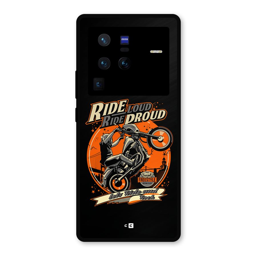 Proud Rider Metal Back Case for Vivo X80 Pro
