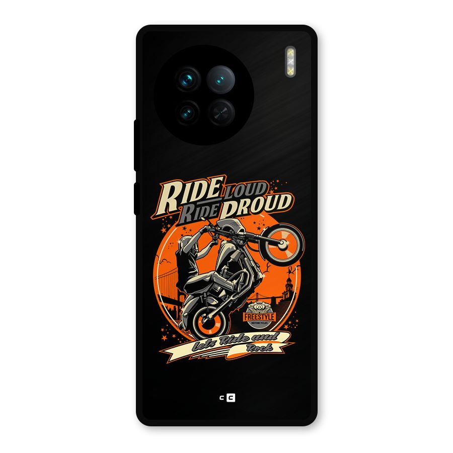 Proud Rider Metal Back Case for Vivo X90