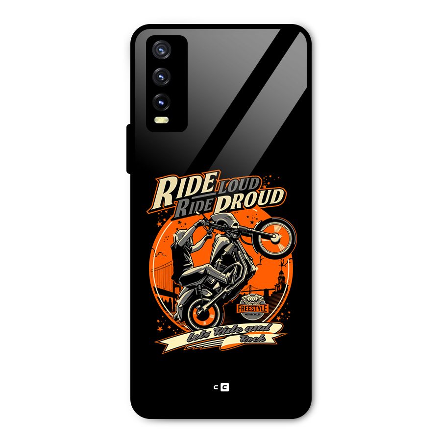 Proud Rider Metal Back Case for Vivo Y20i