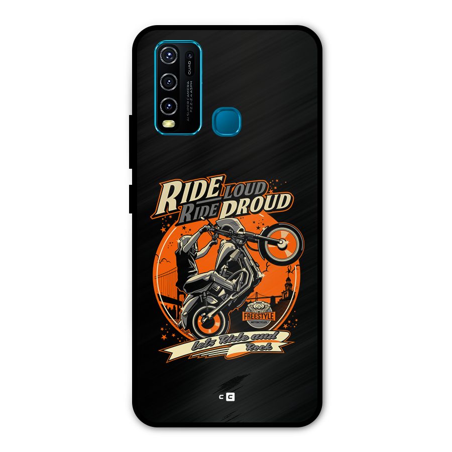 Proud Rider Metal Back Case for Vivo Y50