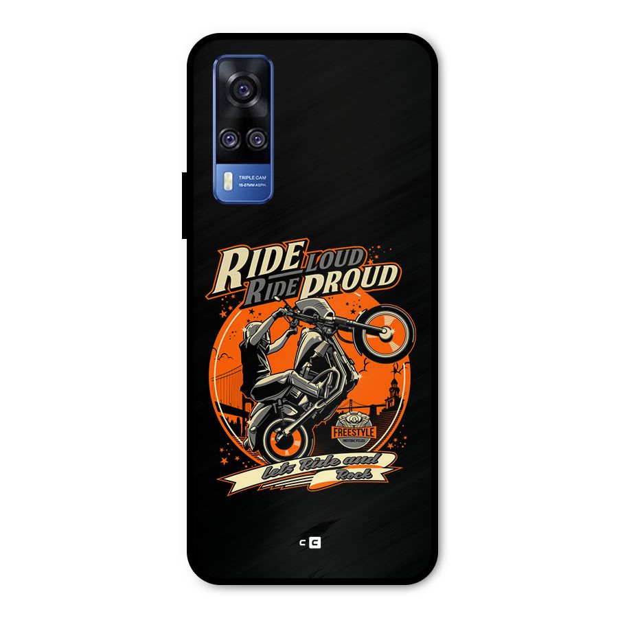 Proud Rider Metal Back Case for Vivo Y51A