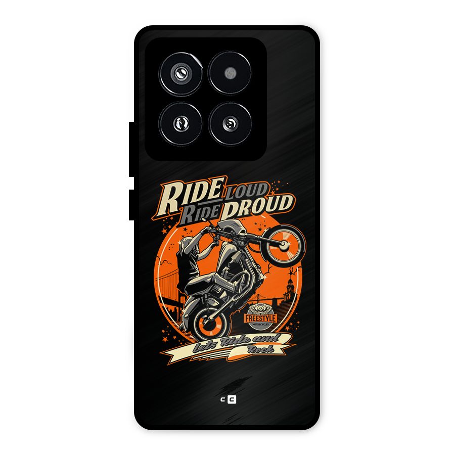 Proud Rider Metal Back Case for Xiaomi 14 Pro
