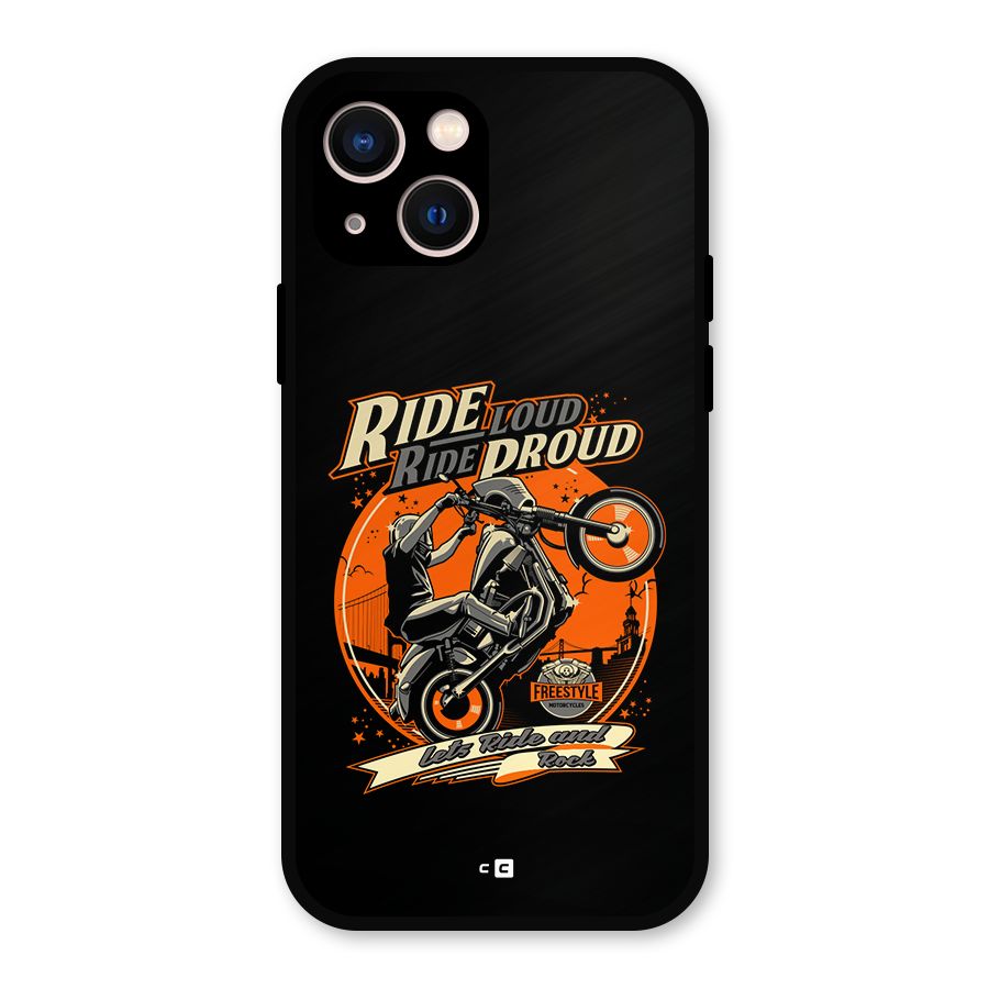 Proud Rider Metal Back Case for iPhone 13