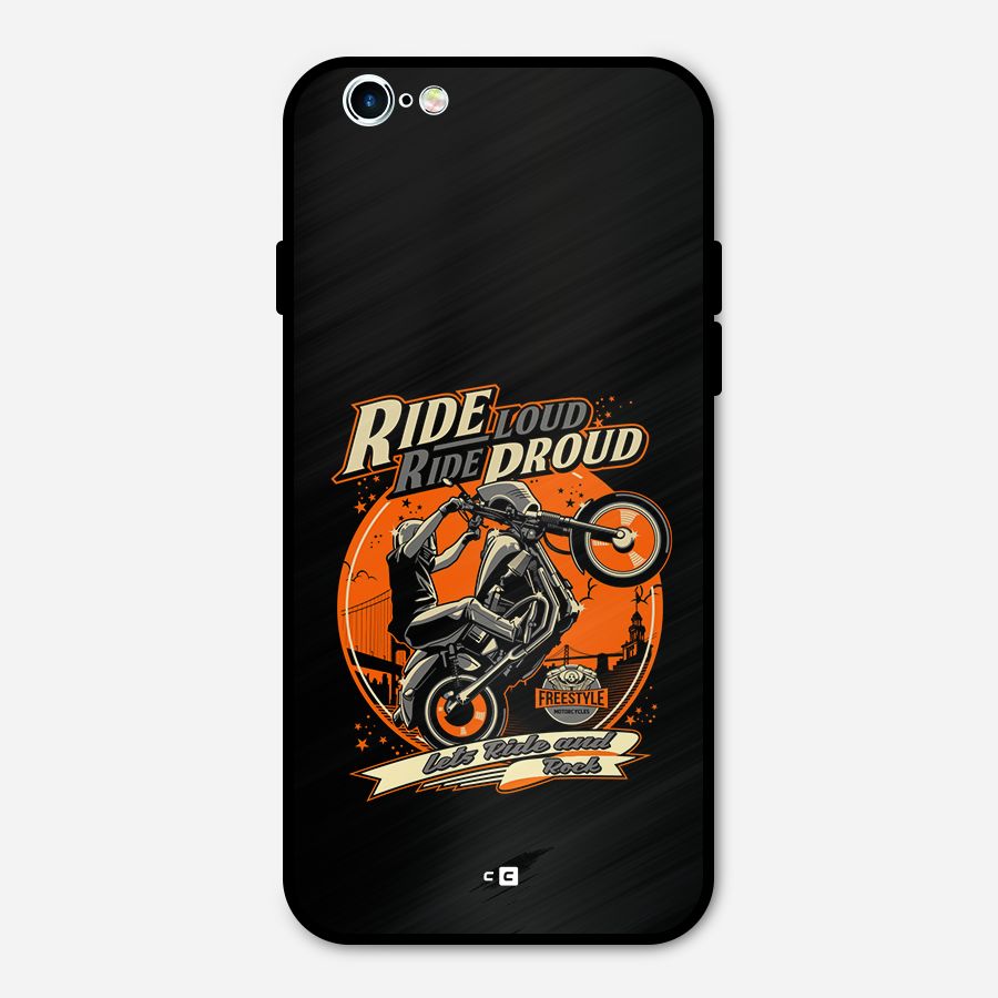 Proud Rider Metal Back Case for iPhone 6 6s