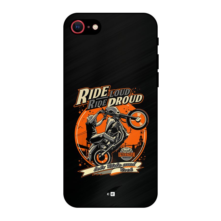 Proud Rider Metal Back Case for iPhone 7