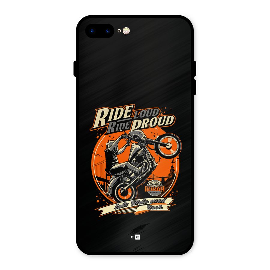 Proud Rider Metal Back Case for iPhone 7 Plus