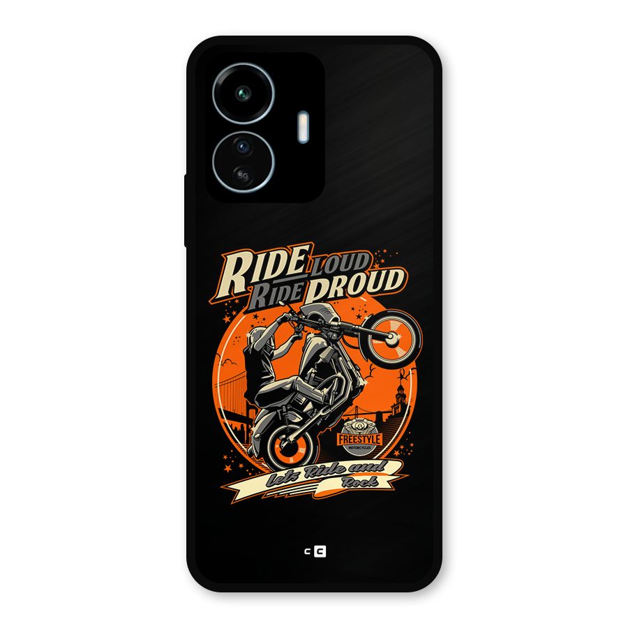 Proud Rider Metal Back Case for vivo iQOO Z6 Lite 5G
