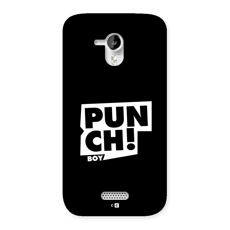 Punch Boy Back Case for Canvas HD A116