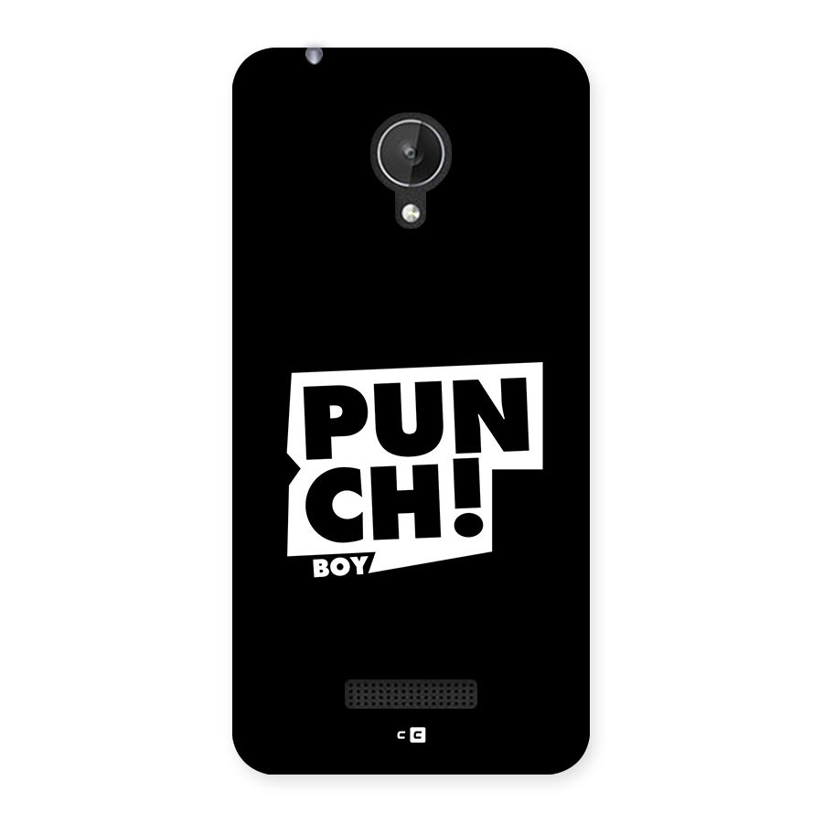 Punch Boy Back Case for Canvas Spark Q380