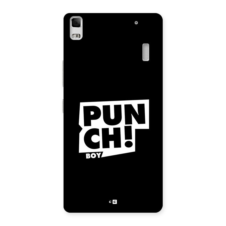 Punch Boy Back Case for Lenovo K3 Note