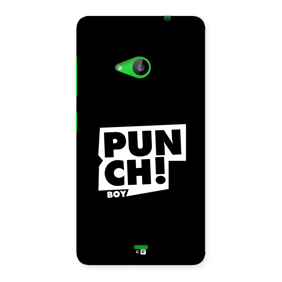 Punch Boy Back Case for Lumia 535