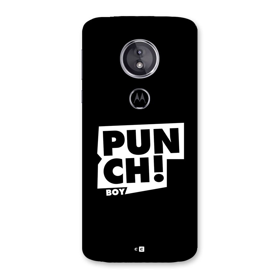 Punch Boy Back Case for Moto E5