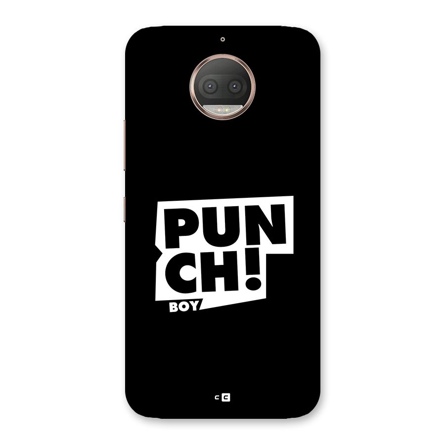 Punch Boy Back Case for Moto G5s Plus